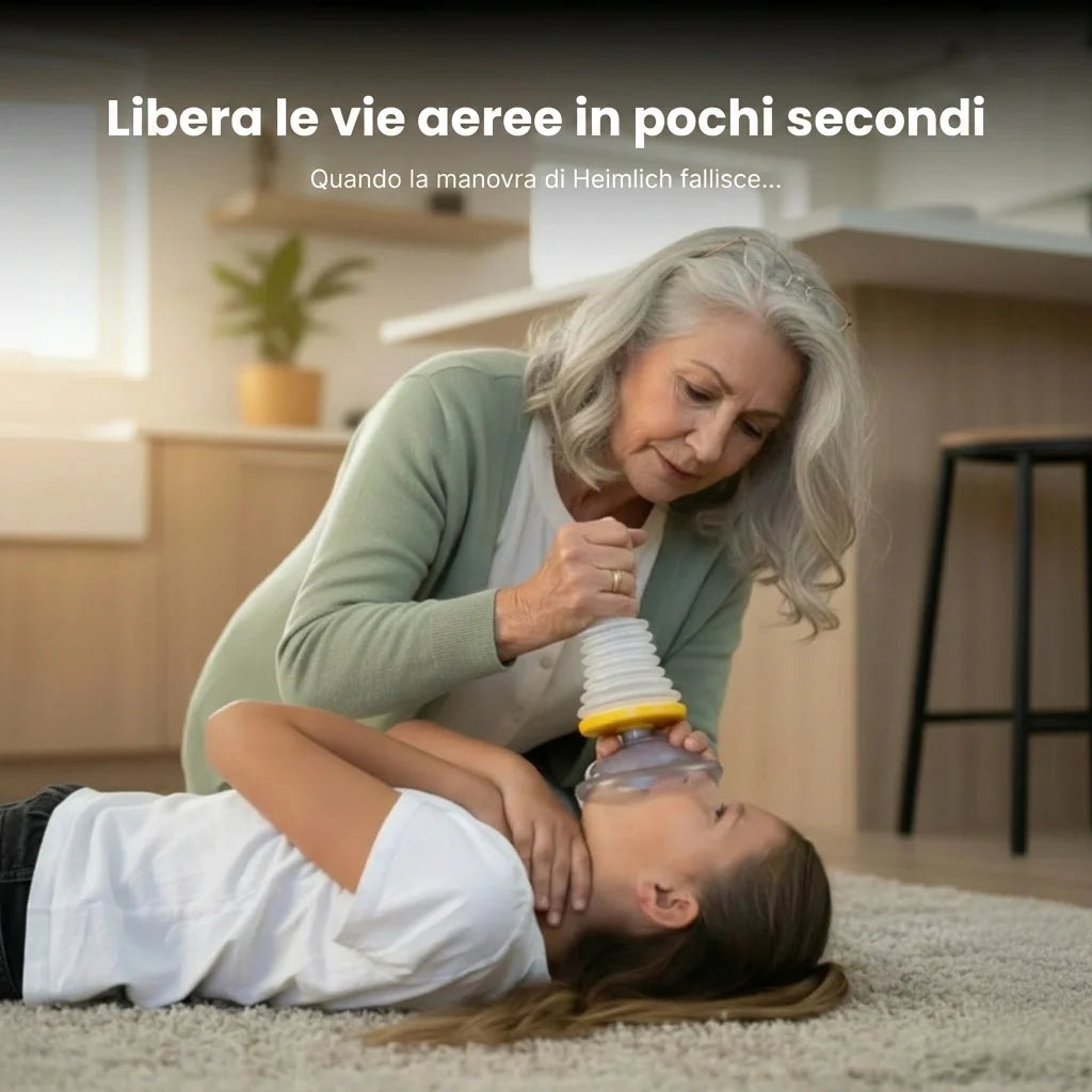 Dispositivo anti-soffocamento per adulti e bambini